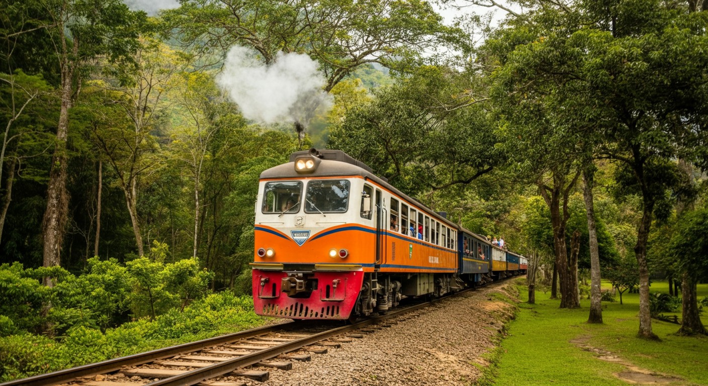 Voyage en train à Barranquilla