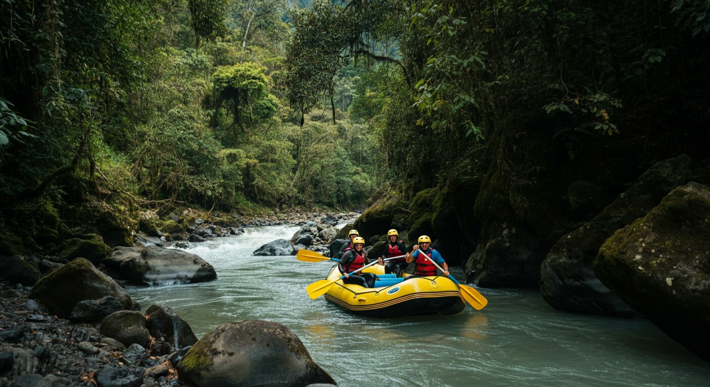 Rafting-Abenteuer in Entfernungen