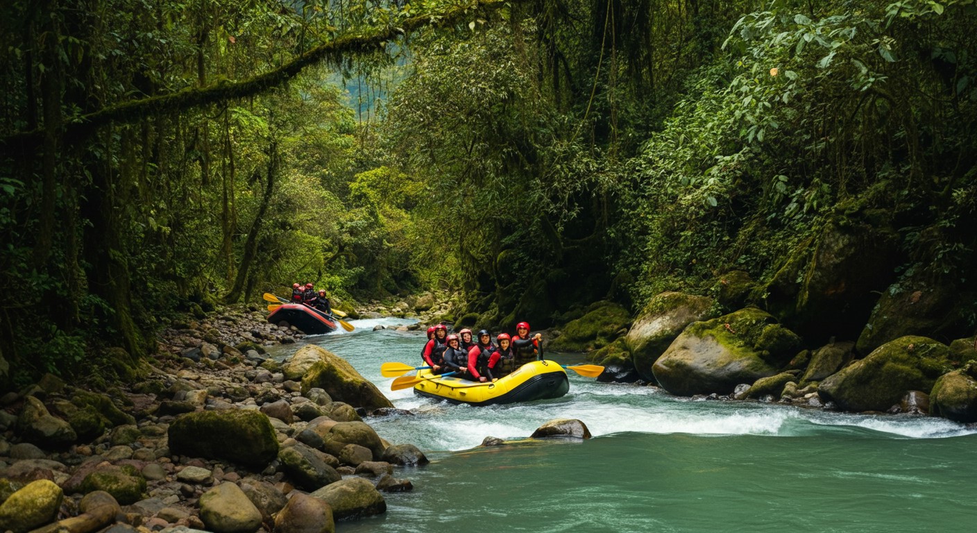 Rafting en Medellín: emoción en cada rápido
