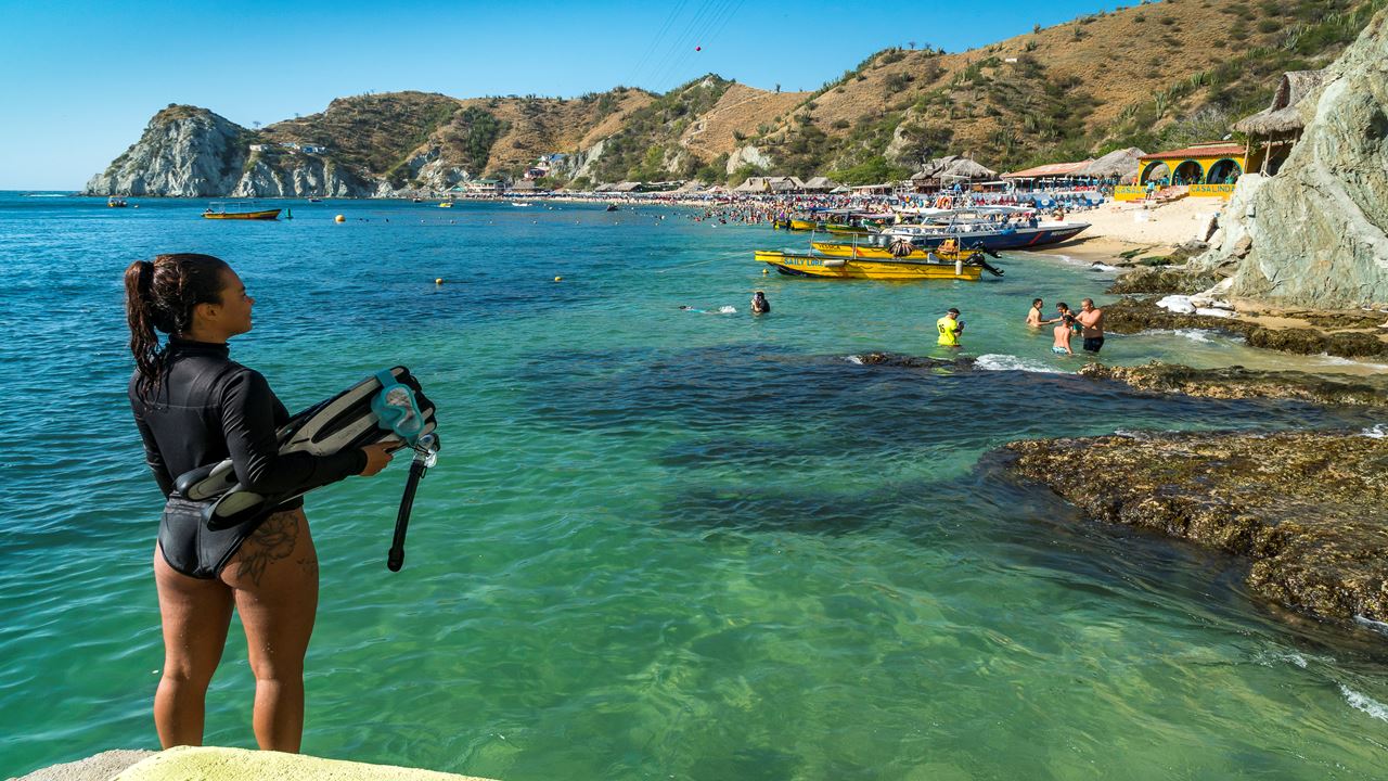 El Rodadero: Aquário E Playa Blanca foto 5
