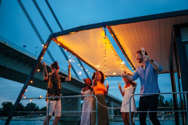 White Night On A Catamaran foto 4