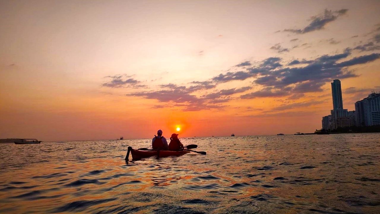 Sunset Cartagena En Kayak foto 5