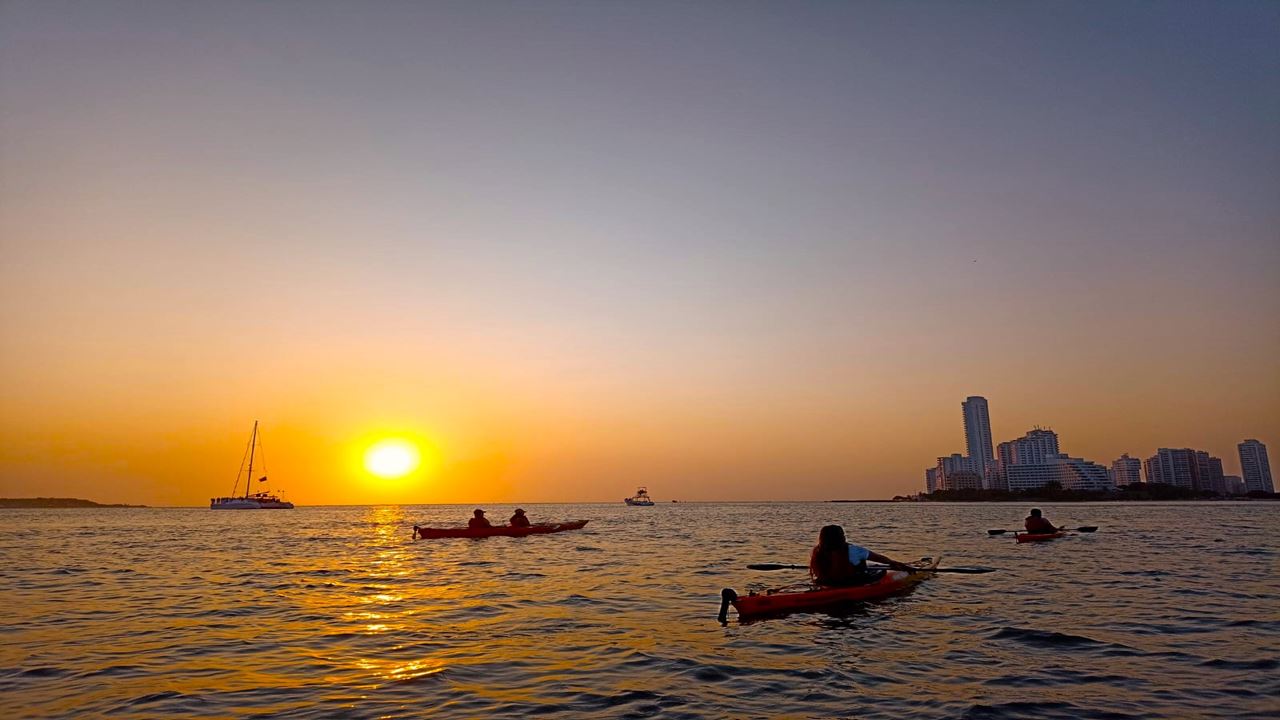 Sunset Cartagena En Kayak foto 3