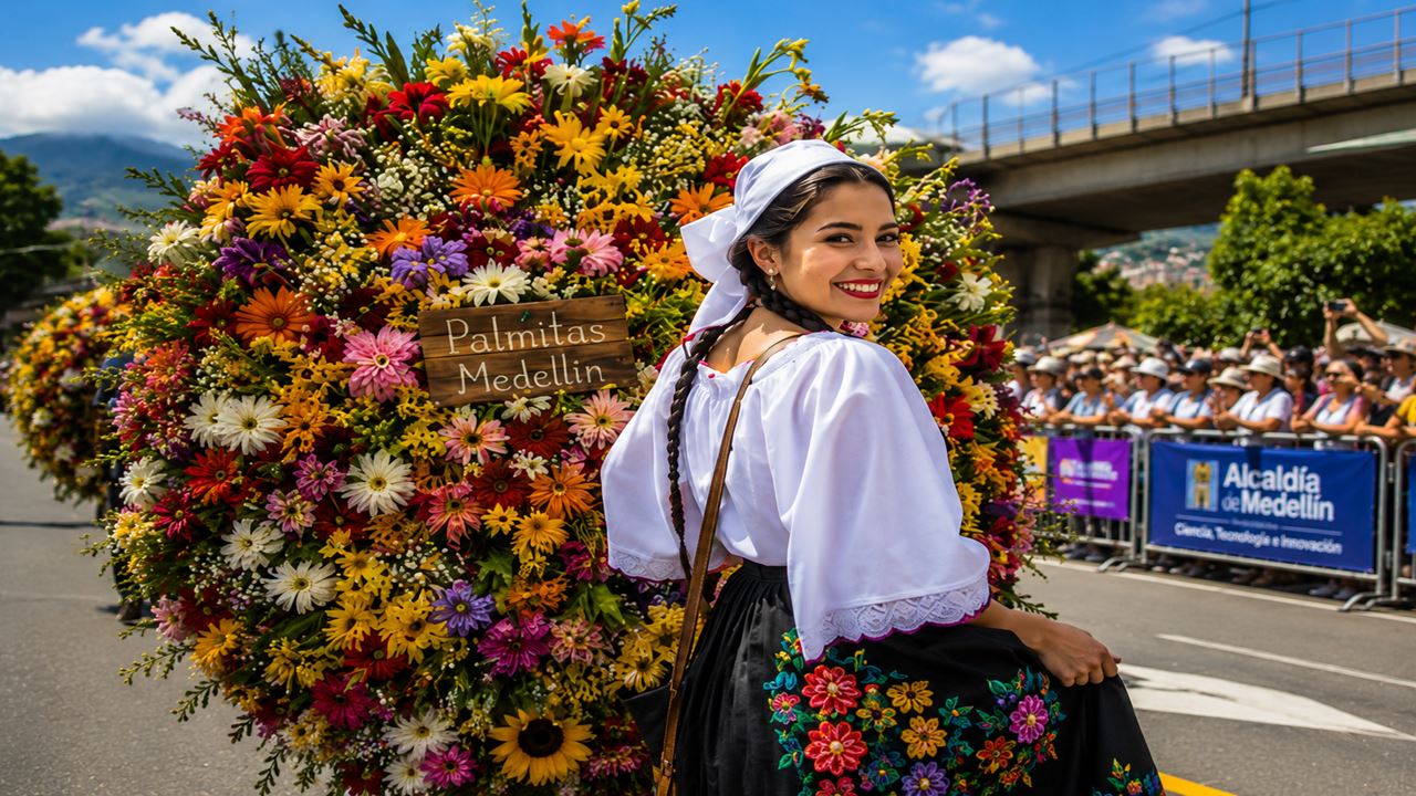 Feria De Las Flores: Desfile De Silleteros foto 3