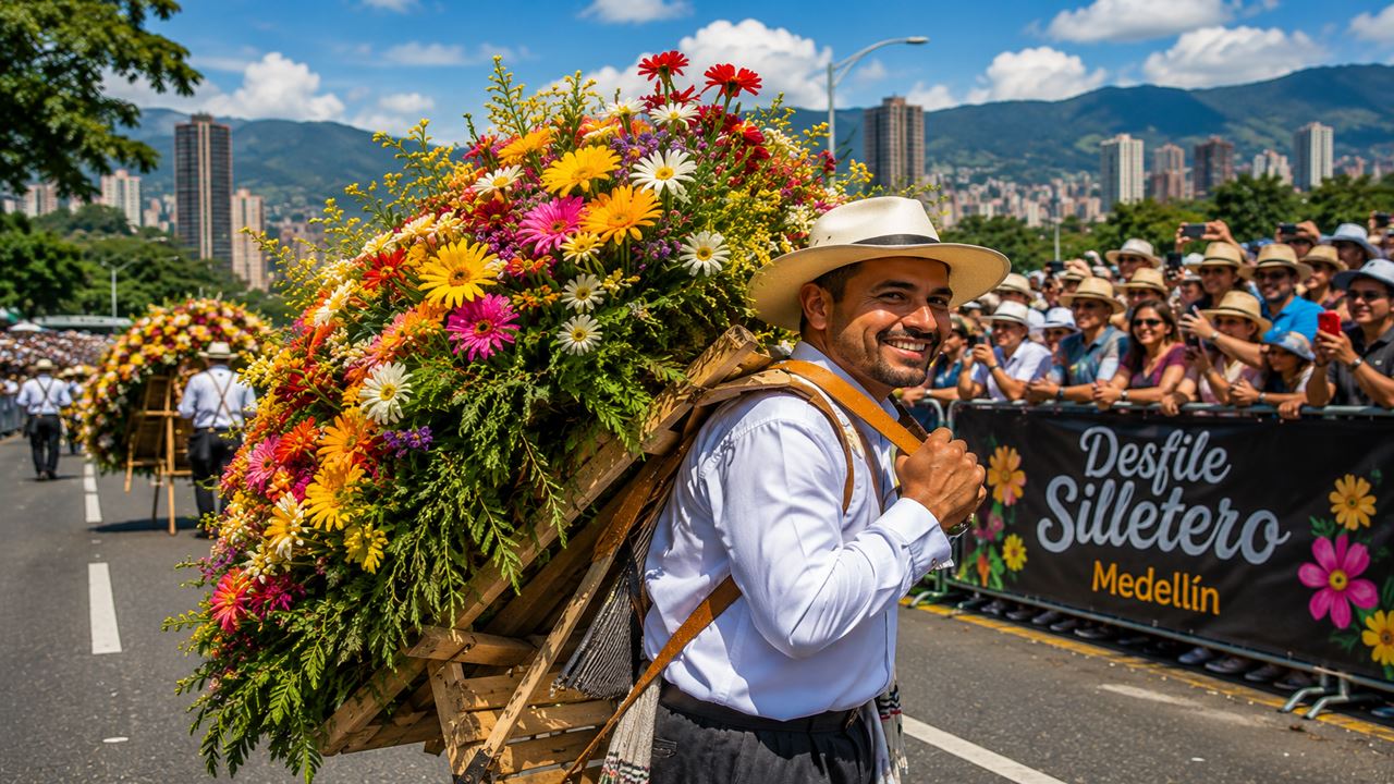 Feria De Las Flores: Desfile De Silleteros foto 1