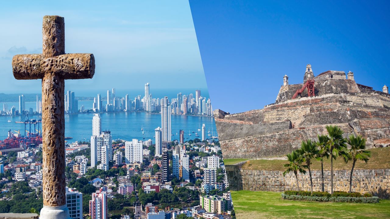 Cerro De La Popa E Castelo De San Felipe